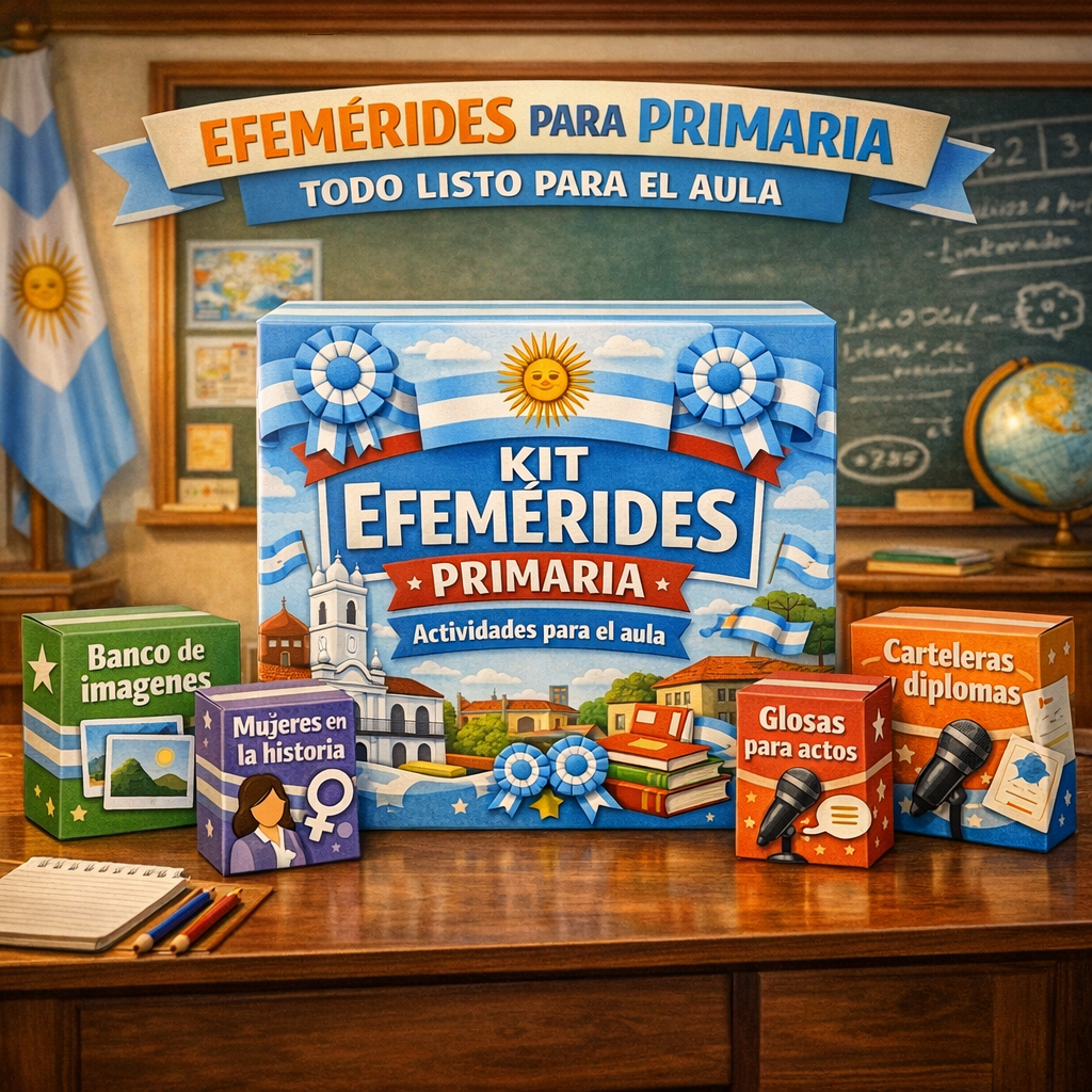KIT de EFEMÉRIDES  y recursos didácticos + 5 bonus de regalo